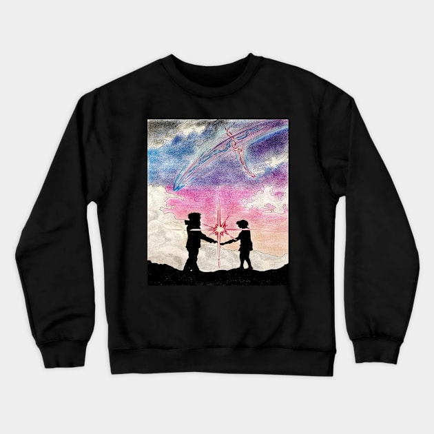 YOUR NAME Crewneck Sweatshirt by kazartsy